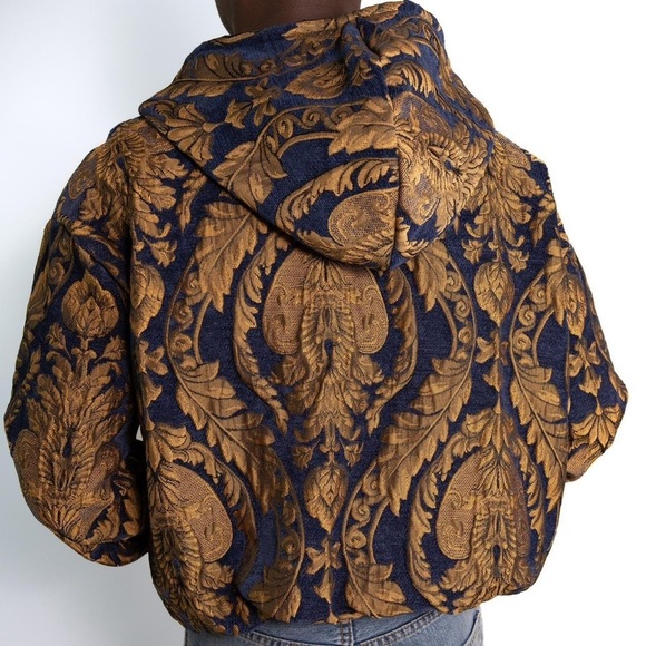 royal satin-lined hoodie - Picture 7 of 8